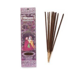 Mukunda Incense 10 Sticks Pack Purifying Patchouli and Spices Home Fragrance